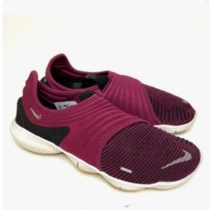 Nike Free Rn Flykint 3.0 Women's Shoes True Berry/Metallic Silver SZ: 8.5 US